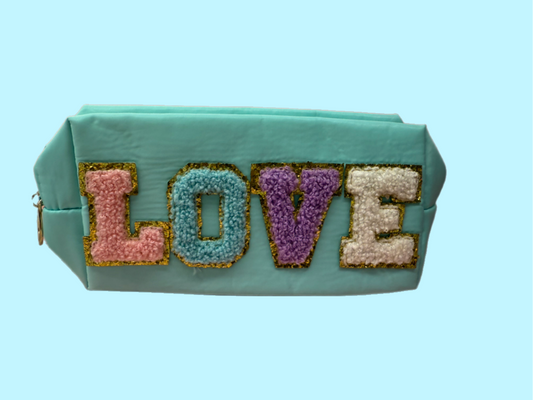 Love bug sm pouch - teal