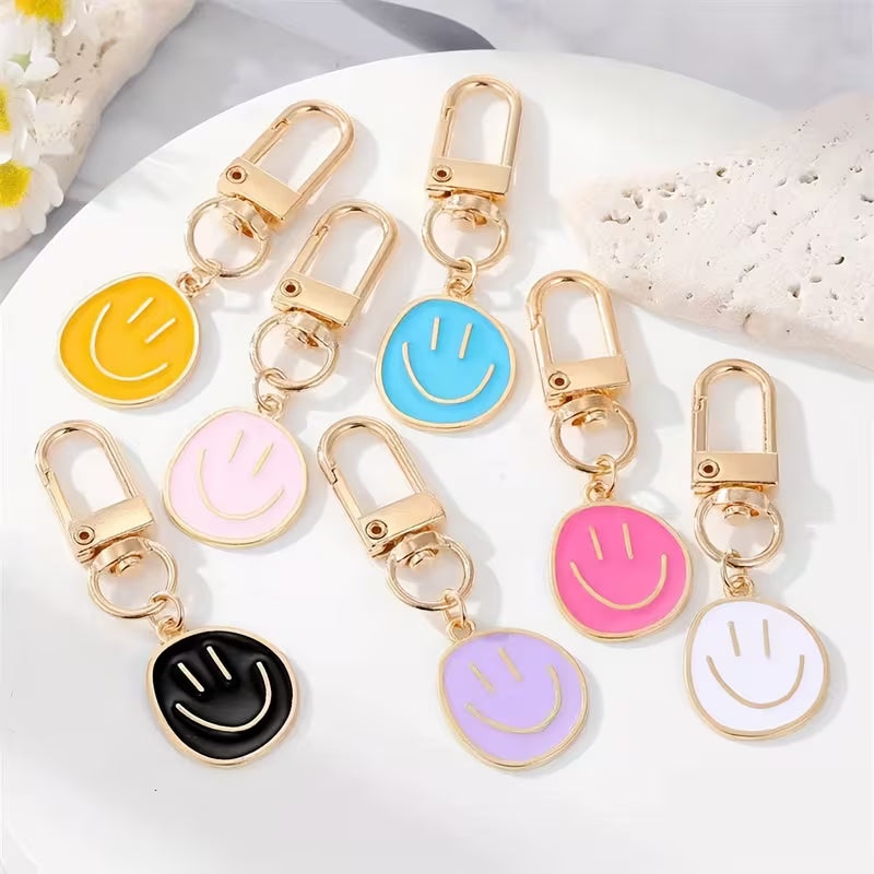 Happy Face Purse Charm