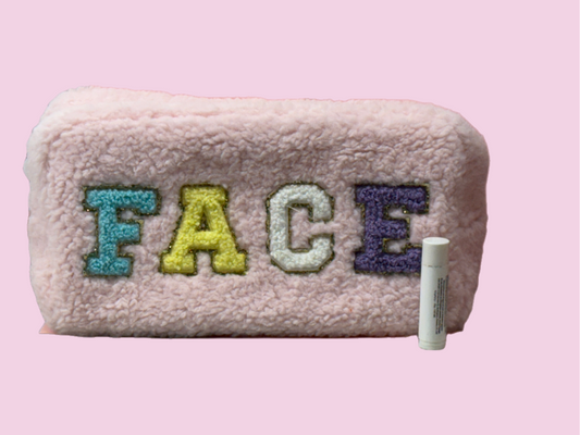 Fuzzy face - pink