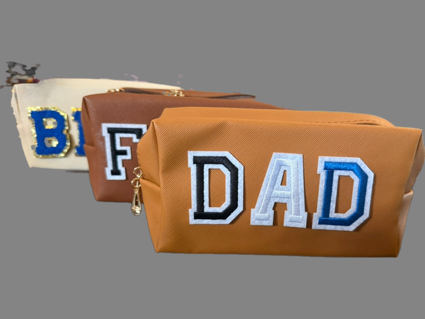 Bro Bro sm pouch - brown/customizable