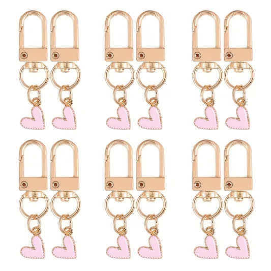 Pink Heart Purse Charm
