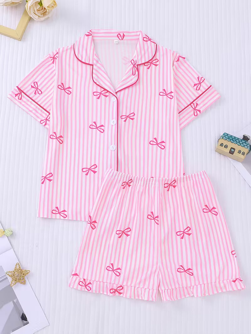 Bow short pj's