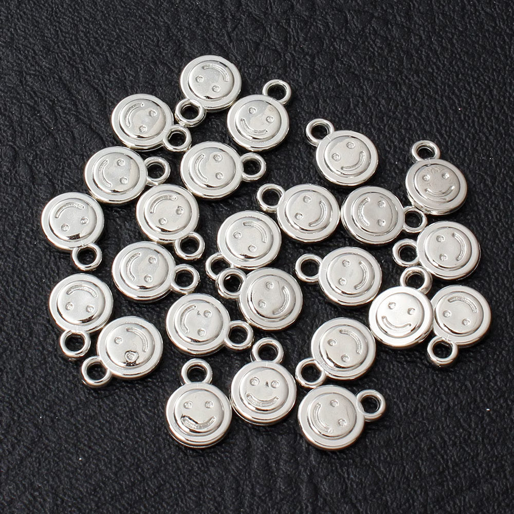 S- Happy face charm